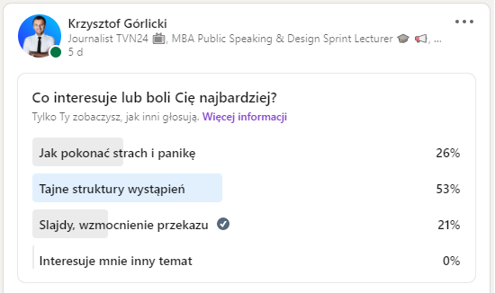 Przemówienia na podstawie słowa ?️